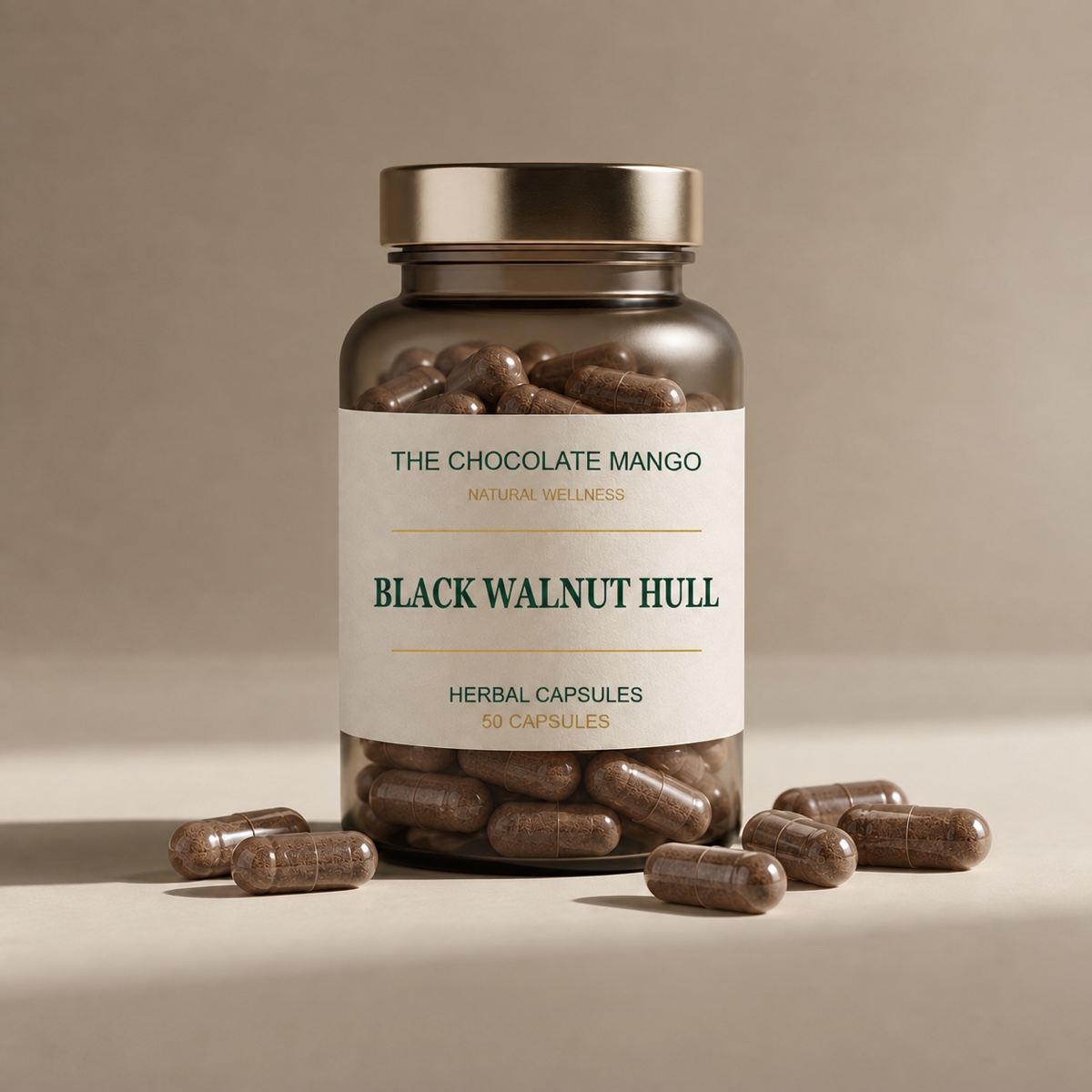 Black Walnut Hull Capsules 50ct
